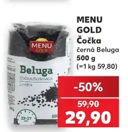 Kaufland MENU GOLD Čočka nabídka