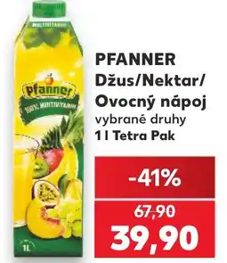 Kaufland PFANNER Džus/Nektar/ Ovocný nápoj nabídka