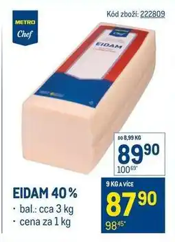 Makro Eidam 40 % nabídka