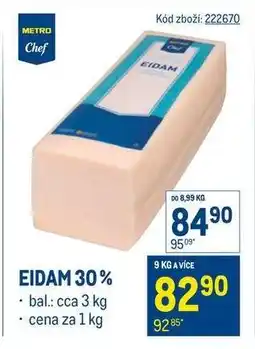 Makro Eidam 30 % nabídka