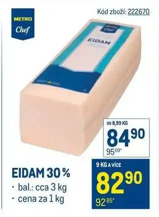 Eidam 30 %