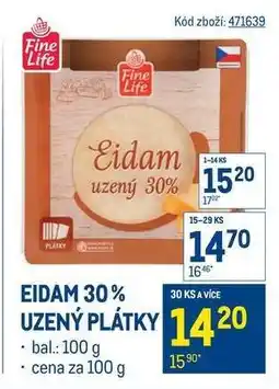 Makro EIDAM 30% UZENÝ PLÁTKY nabídka