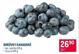 Makro Borůvky kanadské nabídka
