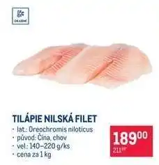 Makro TILÁPIE NILSKÁ FILET nabídka