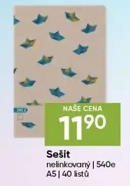 Hruška Sešit nabídka
