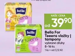 Hruška Bella For Teeens vložky | tampony nabídka