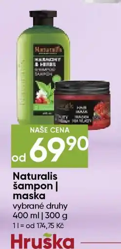 Hruška Naturalis šampon | maska nabídka
