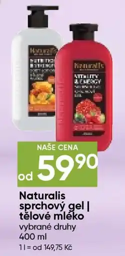 Hruška Naturalis sprchový gel | tělové mléko nabídka