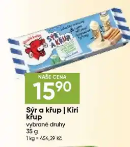Hruška Sýr a křup | Kiri křup nabídka