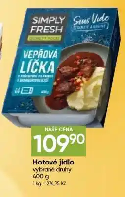 Hruška Hotové jídlo nabídka