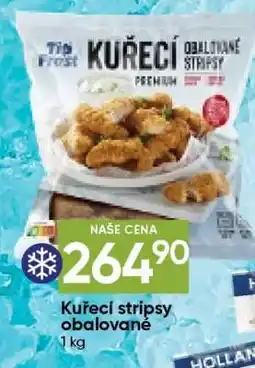 Hruška Kuřecí stripsy obalované nabídka