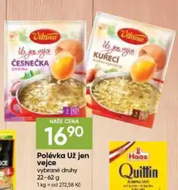 Hruška Polévka Už jen vejce nabídka
