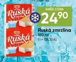 Hruška Ruská zmrzlina nabídka