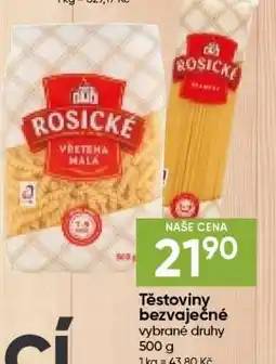 Hruška TĚSTOVINY BEZVAJEČNÉ nabídka