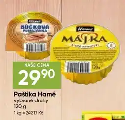 Hruška Paštika Hamé nabídka