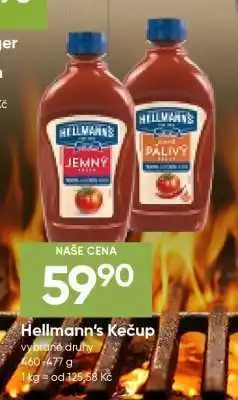 Hruška Hellmann’s kečup nabídka