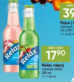 Hruška Relax Nápoj nabídka