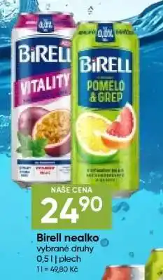 Hruška Birell nealko nabídka