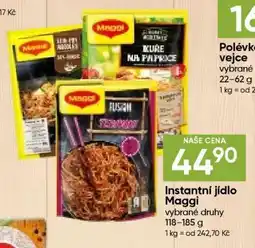 Hruška Instantní jídlo Maggi nabídka
