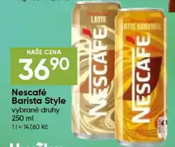 Hruška Nescafé Barista Style nabídka