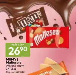 Hruška M&M's Maltesers nabídka