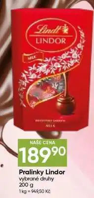 Hruška PRALINKY LINDOR nabídka