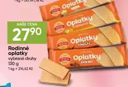 Hruška Rodinné Oplatky nabídka