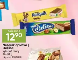 Hruška Nesquik oplatka Delissa nabídka