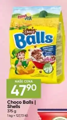 Hruška Choco Balls, Shells nabídka