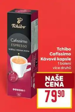 Billa Tchibo Cafissimo Kávové kapsle nabídka