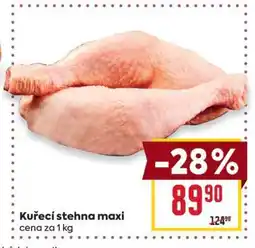 Billa Kuřecí stehna maxi nabídka
