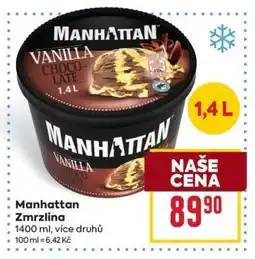 Billa MANHATTAN Zmrzlina nabídka