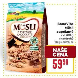 Billa BonaVita Müsli zapékané nabídka