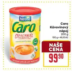 Billa Caro Kávovinový nápoj nabídka