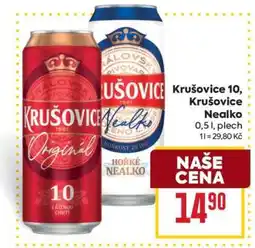 Billa Krušovice 10, Krušovice Nealko nabídka