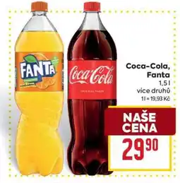 Billa Coca-Cola, Fanta nabídka