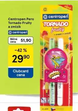 Tesco Centropen Pero Tornado Fruity a zmizík nabídka