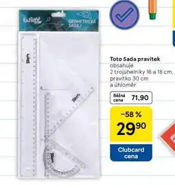 Tesco Toto Sada pravítek nabídka