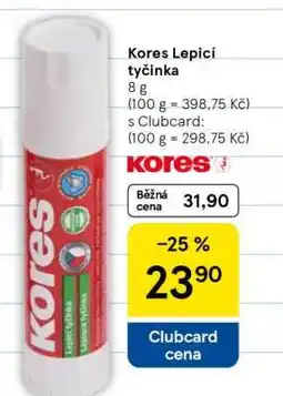 Tesco Kores Lepicí tyčinka nabídka
