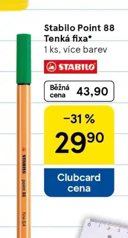 Tesco STABILO point 88 nabídka