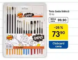 Tesco TOTO Sada štětců nabídka