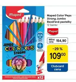 Tesco Maped Color'Peps Štrong Jumbo Bezdřevé pastelky nabídka