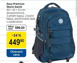 Tesco Paso Premium Školní batoh nabídka