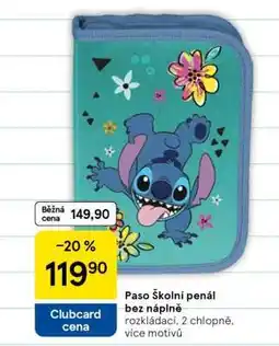 Tesco Paso Školní penál bez náplně nabídka