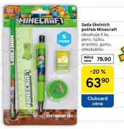 Tesco Sada školních potřeb Minecraft nabídka