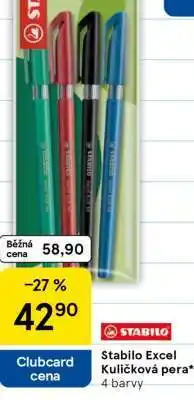 Tesco Stabilo Excel Kuličková pera nabídka