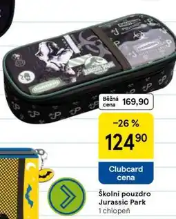 Tesco Školní pouzdro Jurassic Park nabídka