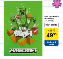 Tesco Blok na kreslení Minecraft nabídka