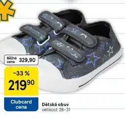 Tesco Dětská obuv nabídka