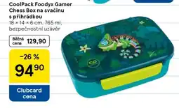 Tesco CoolPack Foodyx Gamer Chess Box na svačinu s přihrádkou nabídka